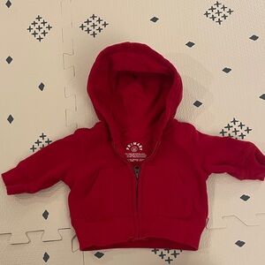Primary Bright Red Kids Hoodie